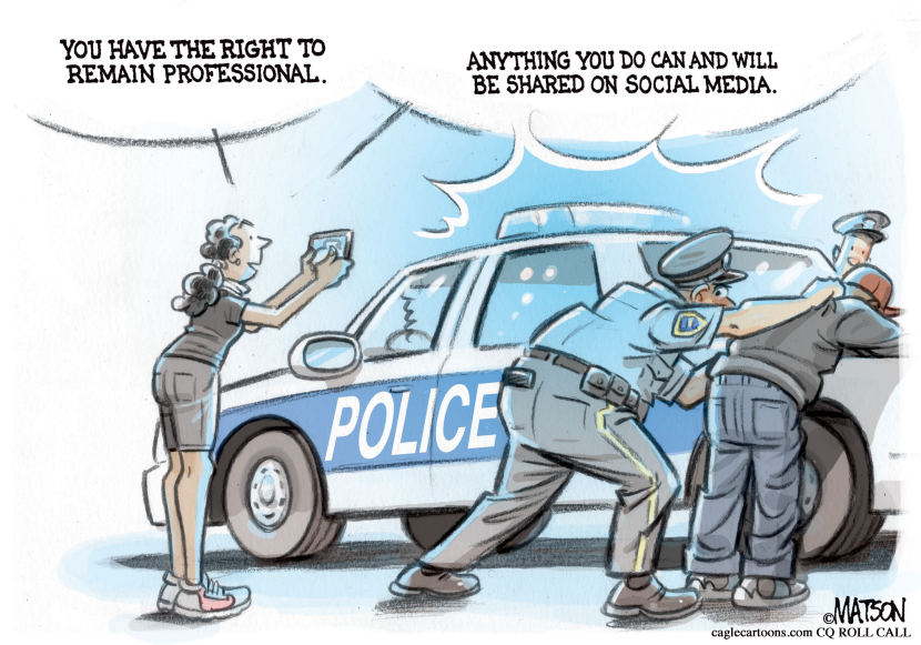 Bystander Reads Miranda Rights to Cop