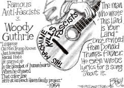WOODY GUTHRIE by Pat Bagley