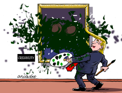 U.S. CREDIBILITY by Arcadio Esquivel