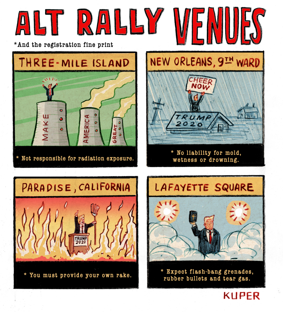 Trump Rally Venues