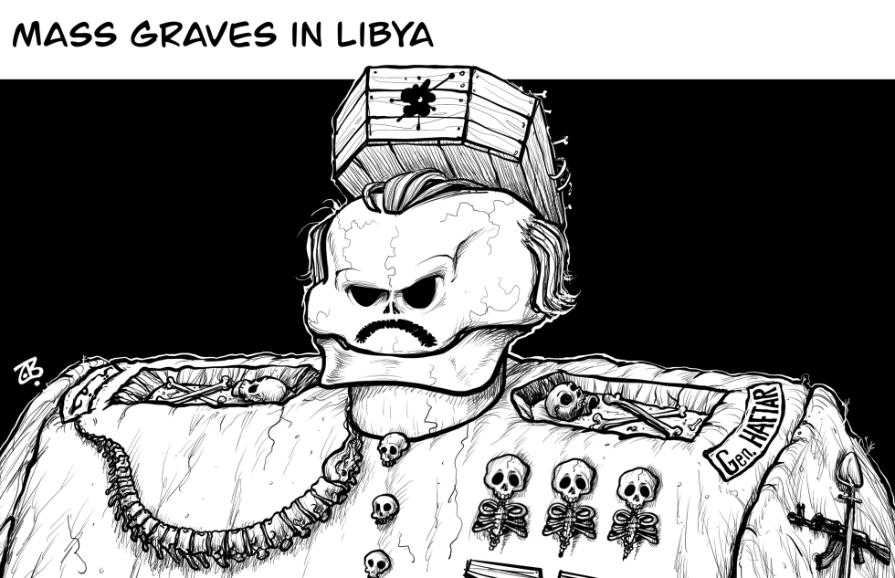 Mass graves in Libya