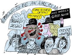TRUMP RALLY by Randall Enos