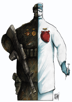 SOLDIERS AND MEDALS by Angel Boligan
