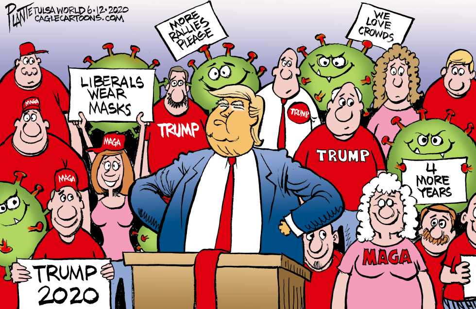 Trump's Rally Crowd -Tulsa