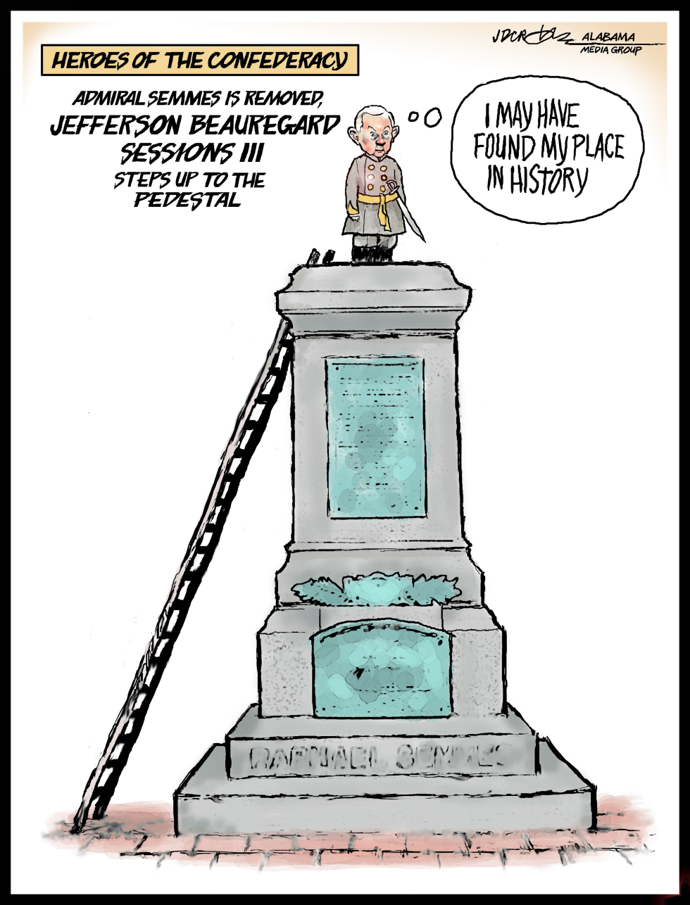 Jeff Sessions on a Pedestal