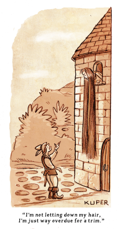 RAPUNZEL'S HAIR by Peter Kuper