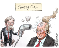 JOHN BOLTON TRUMP BOOK by Adam Zyglis