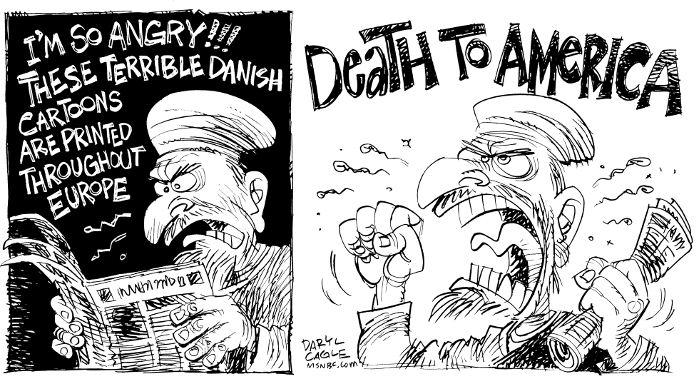  DEATH TO AMERICA by Daryl Cagle