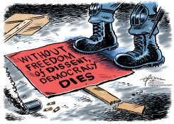 DEMOCRACY DYING by Guy Parsons