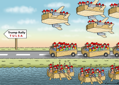 TRUMP RALLY by Marian Kamensky