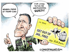 FLYNN AND BILL BARR ASSIST by Dave Granlund