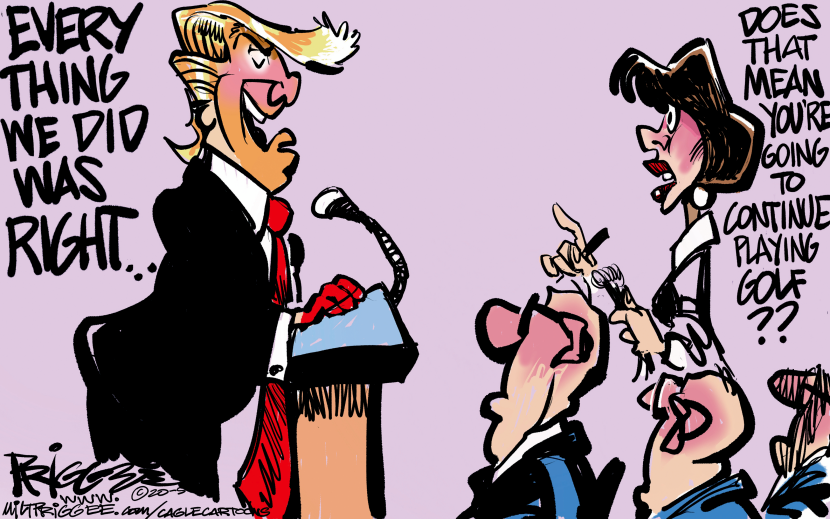 Trump Pandemic Golf