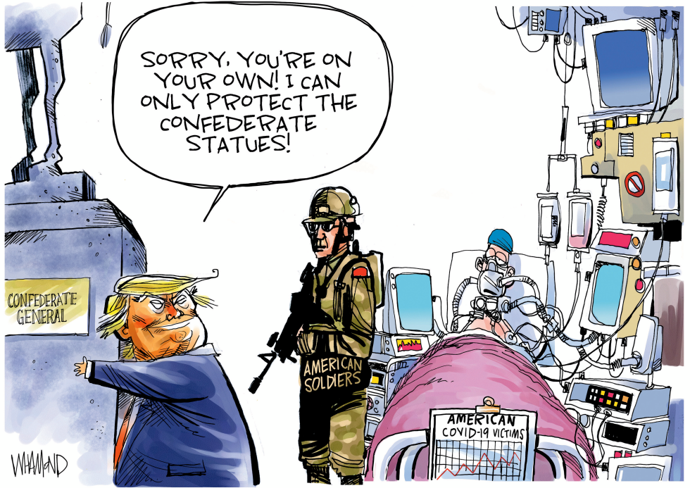 Trump protecting monuments but not Americans