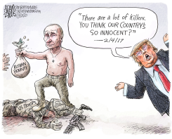 RUSSIAN BOUNTY by Adam Zyglis