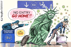 NO ENTRY GO HOME by Ed Wexler