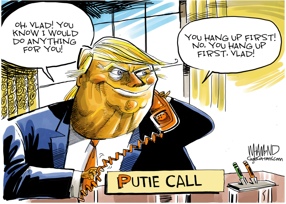 Trump panders to Putin