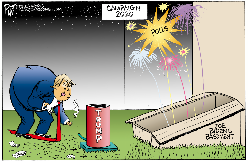 Campaign 2020 fireworks