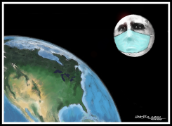 MOON FACE MASK by J.D. Crowe