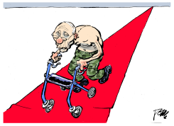 PUTIN GOES ON by Tom Janssen