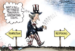 REOPENING REINFECTING by Joe Heller
