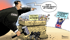 CHINA ON UK AND HONG KONG by Paresh Nath