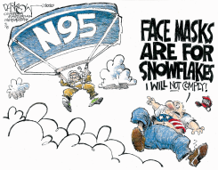 FACE MASK CULTURE WARS by John Darkow