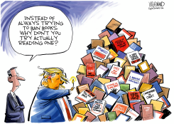 TRUMP TELL-ALL BOOKS by Dave Whamond