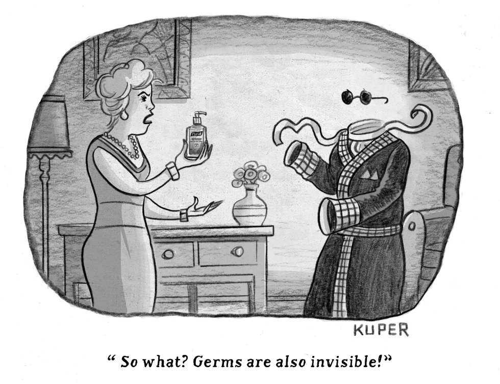 Invisible Man, Invisible Germs