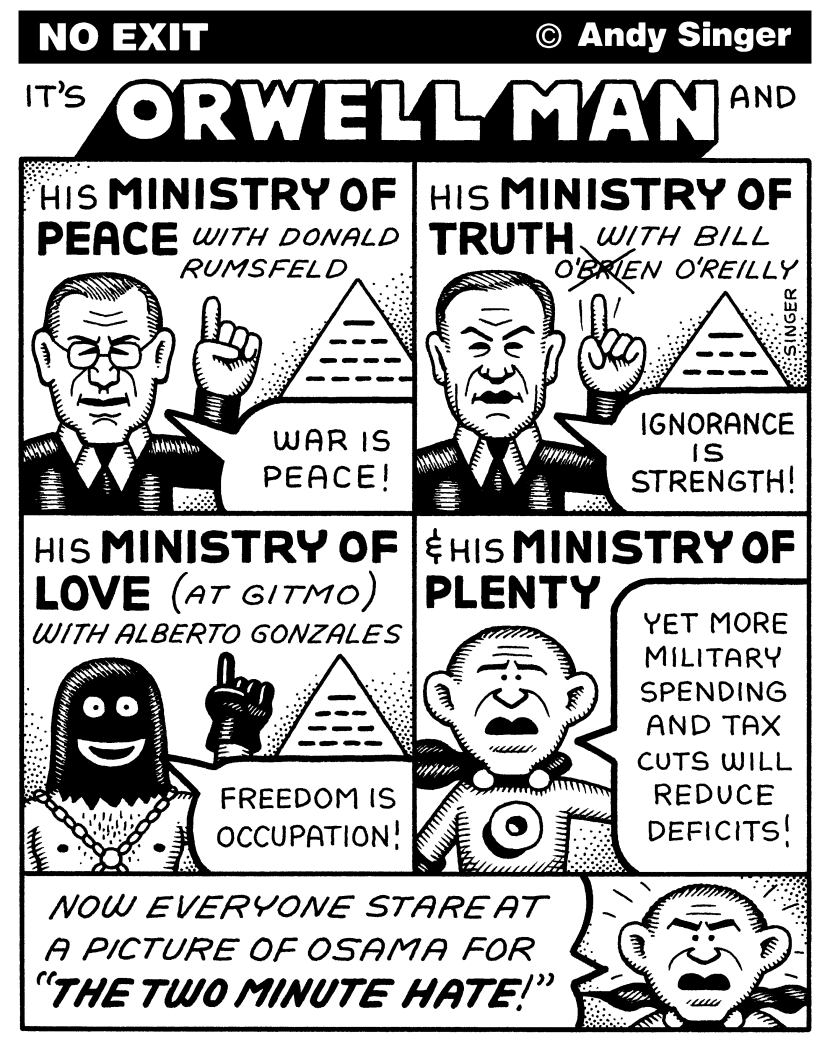 Orwell Man and his Ministries