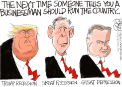 TRUMP RECESSION by Pat Bagley
