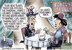 FORTUNE TELLER by Joe Heller