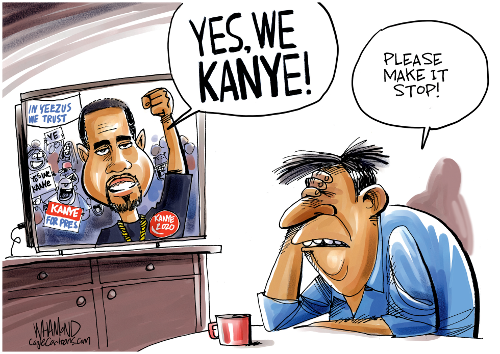 THE KANYE WEST WING by Dave Whamond