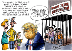 REOPENING SCHOOLS PUTS CHILDREN AT RISK by Dave Whamond