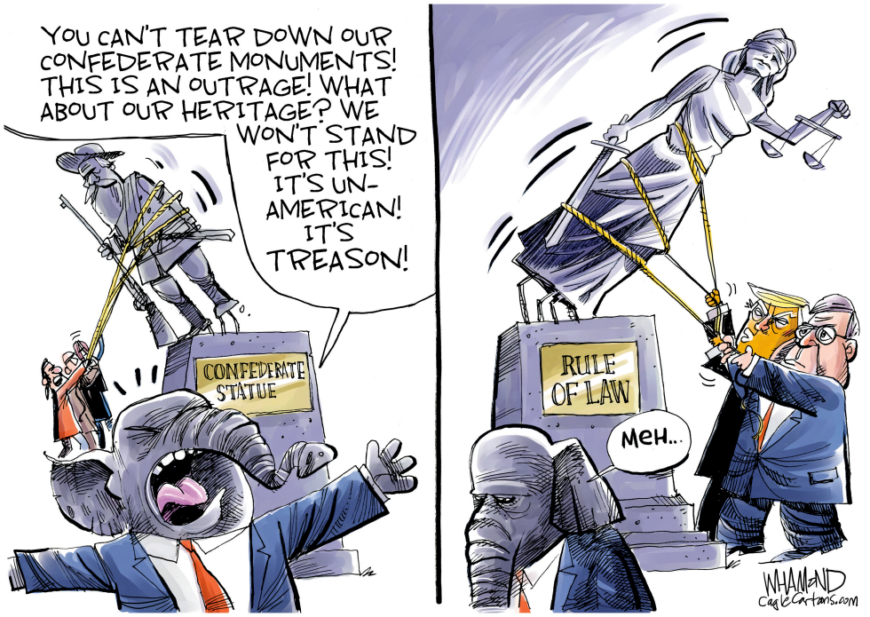 Two statues