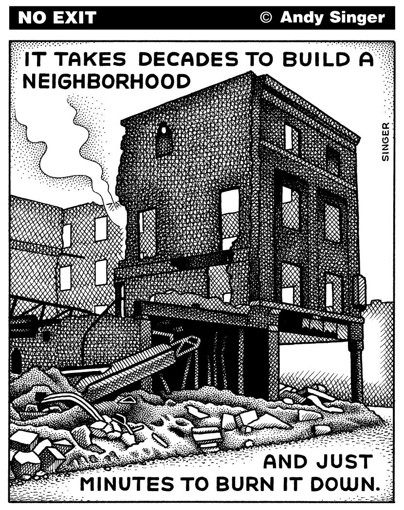 Burning Neighborhoods