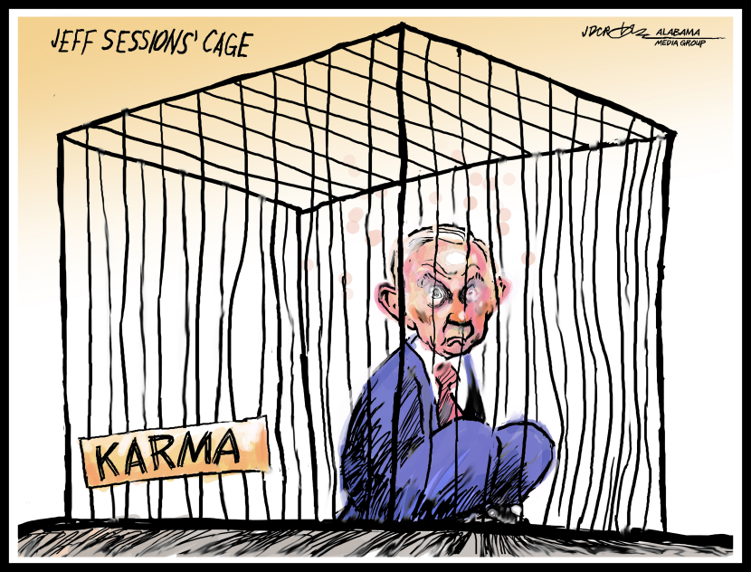 Jeff Sessions' Cage
