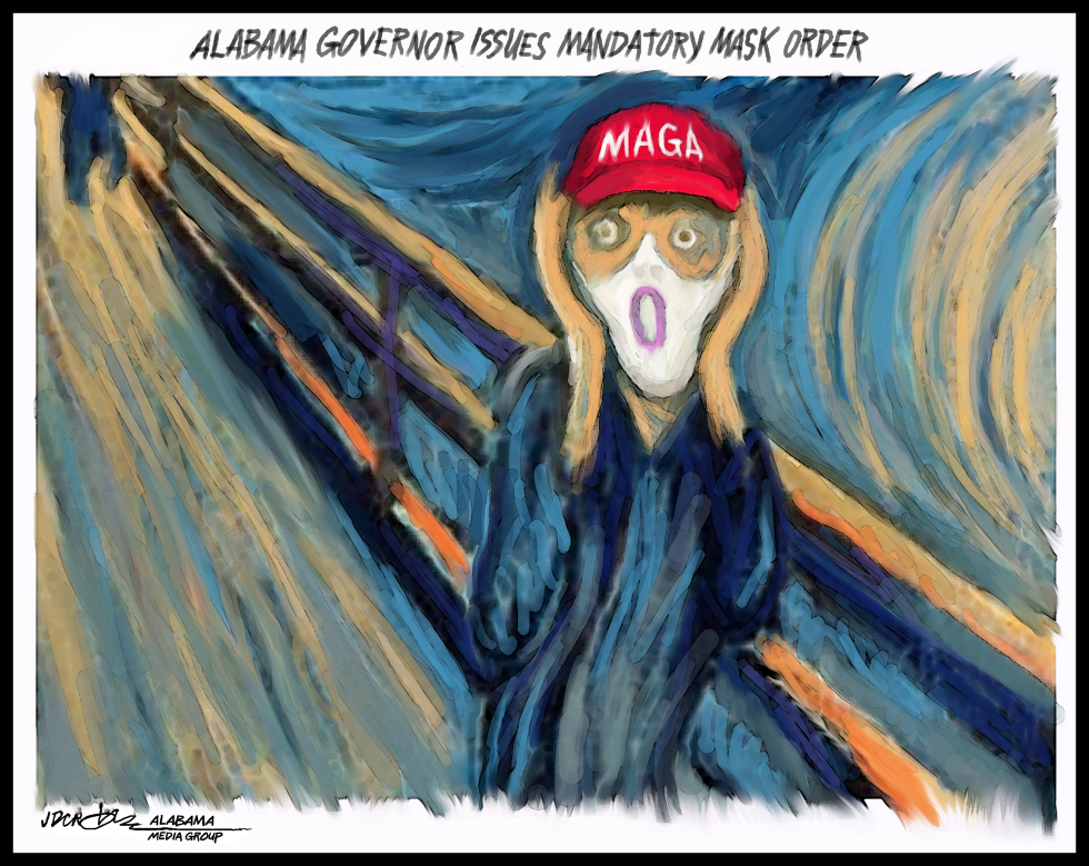 MAGA Scream Mask