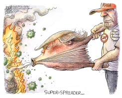FANNING THE FLAMES by Adam Zyglis