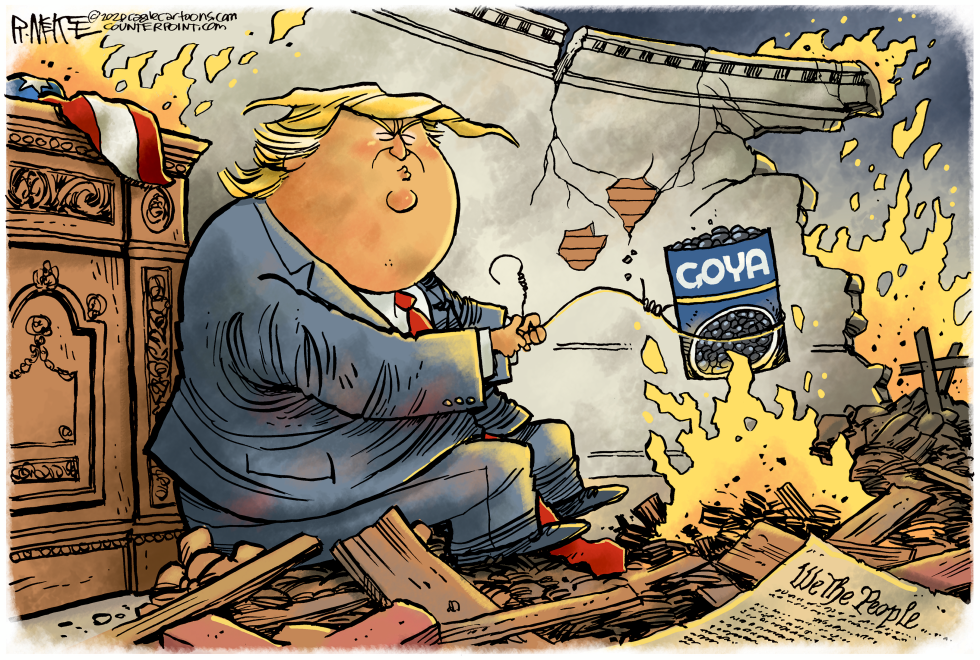 Trump Burns Beans