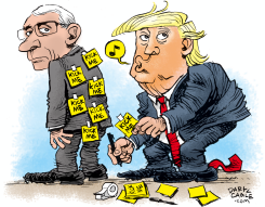 KICK ME FAUCI by Daryl Cagle