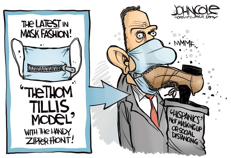 LOCAL N.C. — Thom Tillis. Hispanics and masking