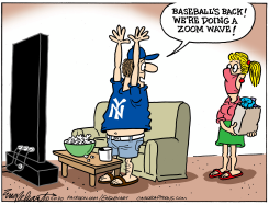 2020 BASEBALL SEASON STARTS by Bob Englehart