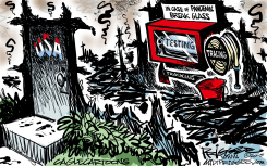 IN CASE OF by Milt Priggee