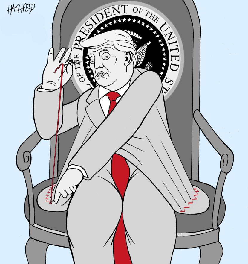 Trump will not leave