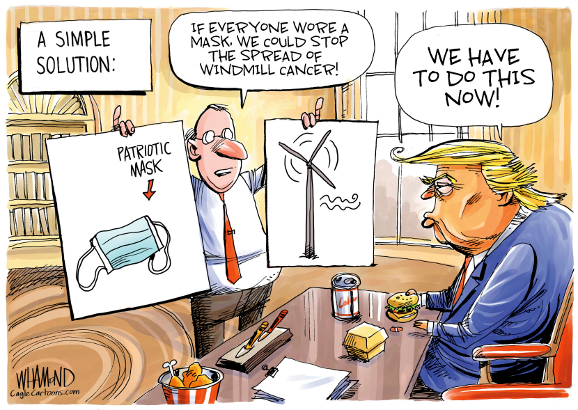 Trump flips on wearing masks