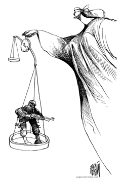 JUSTICIA IRAQUì by Angel Boligan
