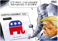 GOP IDENTITY CRISIS by Dave Whamond