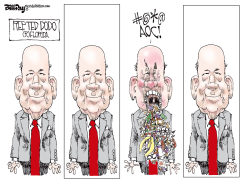 TED YOHO AND AOC by Bill Day