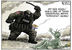 WHO'S THE REAL THREAT by Christopher Weyant