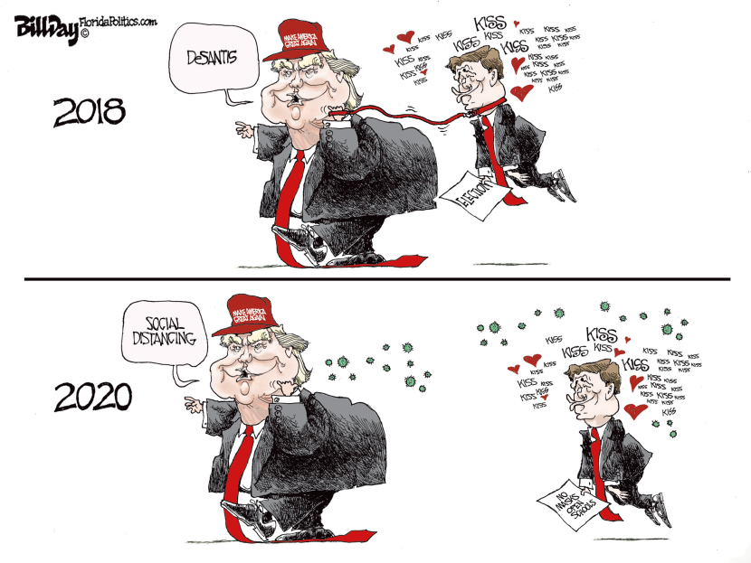Trump and DeSantis
